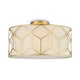 Maytoni - Plafondlamp Messina - Goud - Ø43