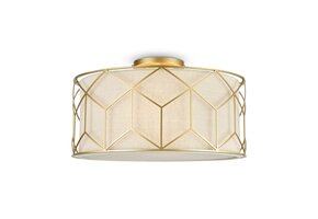 Maytoni - Plafondlamp Messina - Goud - Ø43