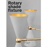 Maytoni - Wandlamp Vesper - Goud