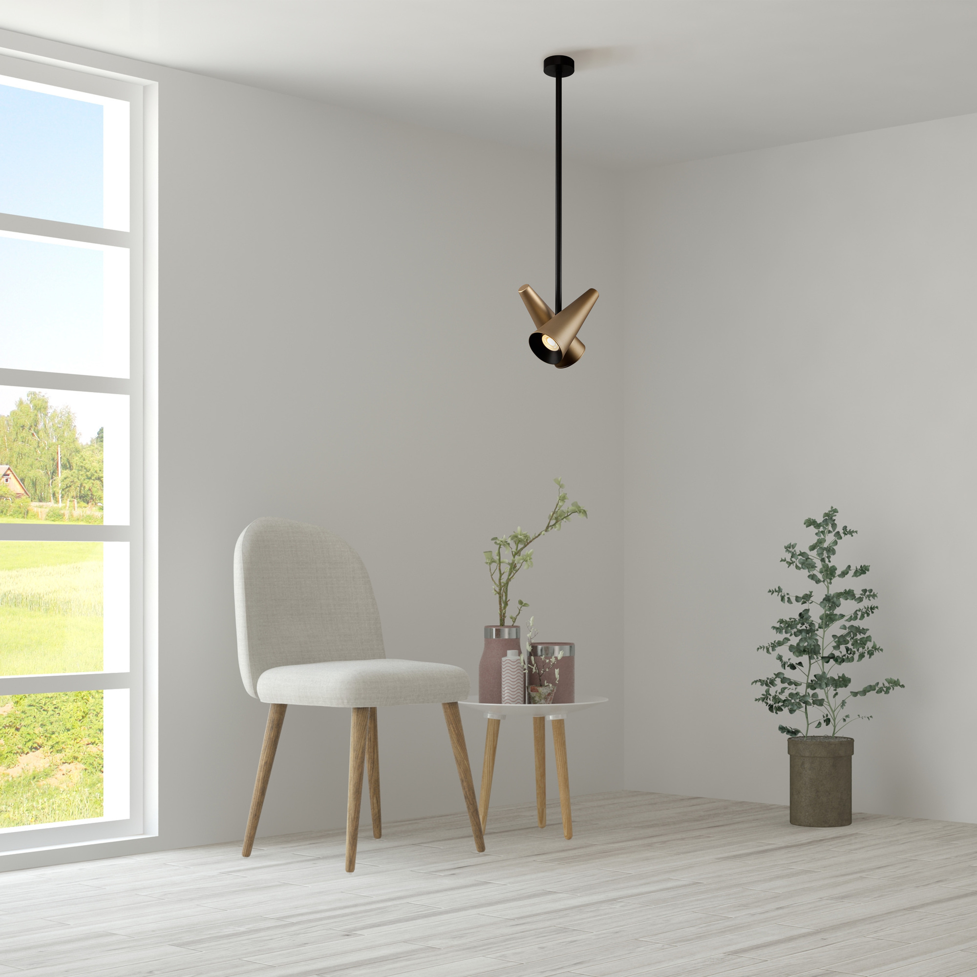 Maytoni - Hanglamp Giro - Messing - Ø21