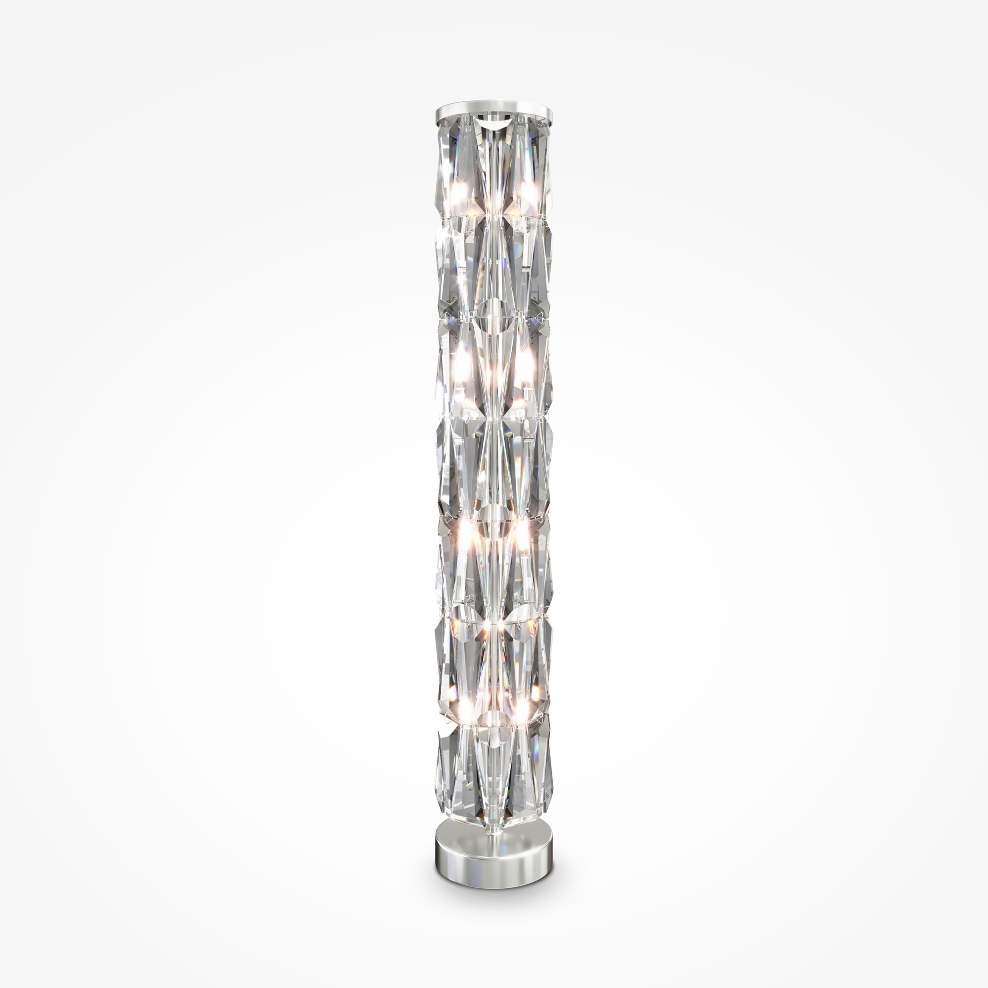 Maytoni - Vloerlamp Puntes - Chroom - Ø20