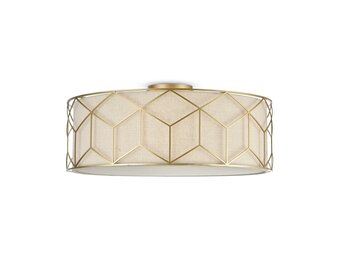 Maytoni - Plafondlamp Messina - Goud - Ø57