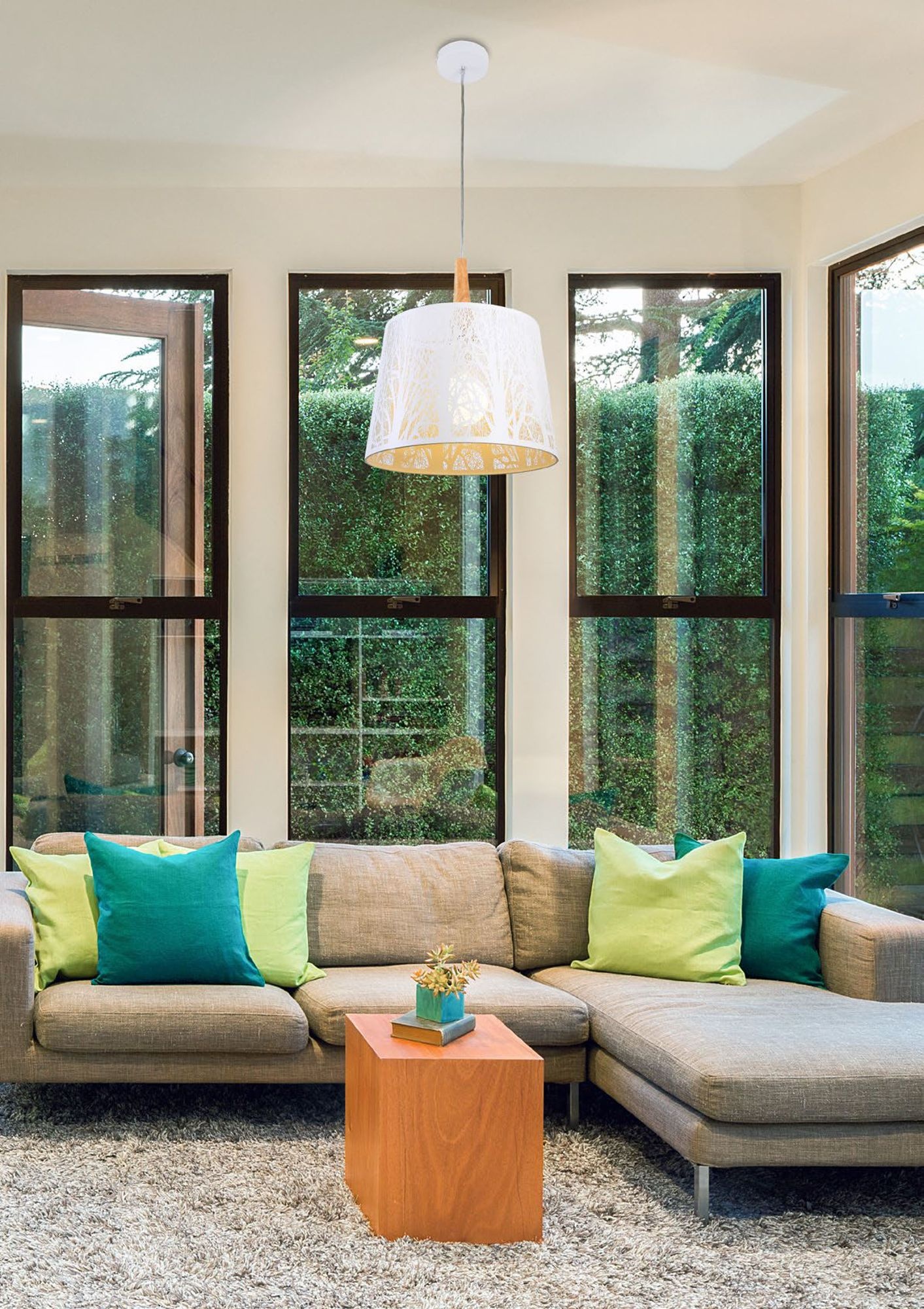 Maytoni - Hanglamp Lantern - Wit - Ø35