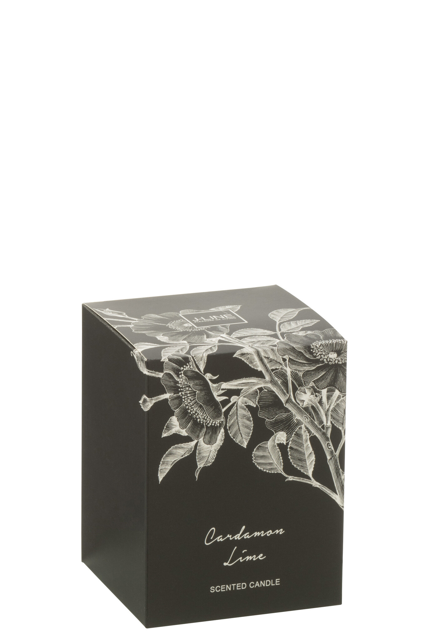 J-Line - Geurkaars Kardemom Limoen Coco Wax Large - 50 Uur - 9x9x12cm