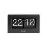 Karlsson - Wall / Table Clock Boxed Flip - Zwart
