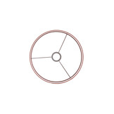 Light & Living - Lampenkap IMANI - Ø30x21cm - Roze