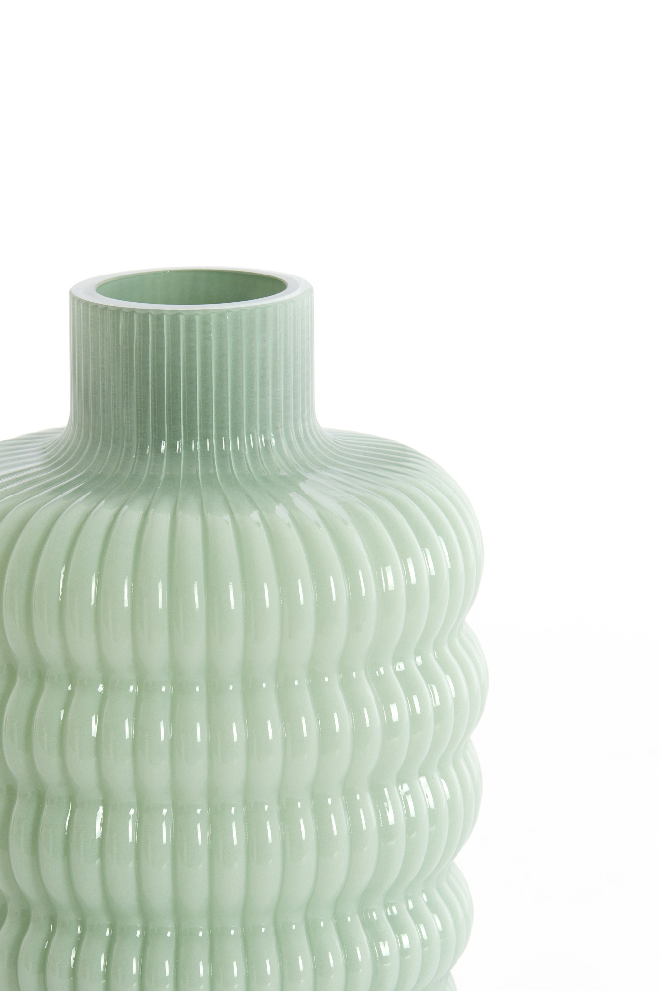 Light & Living - Vaas LUNETTE - Ø15.5x30 cm - Groen