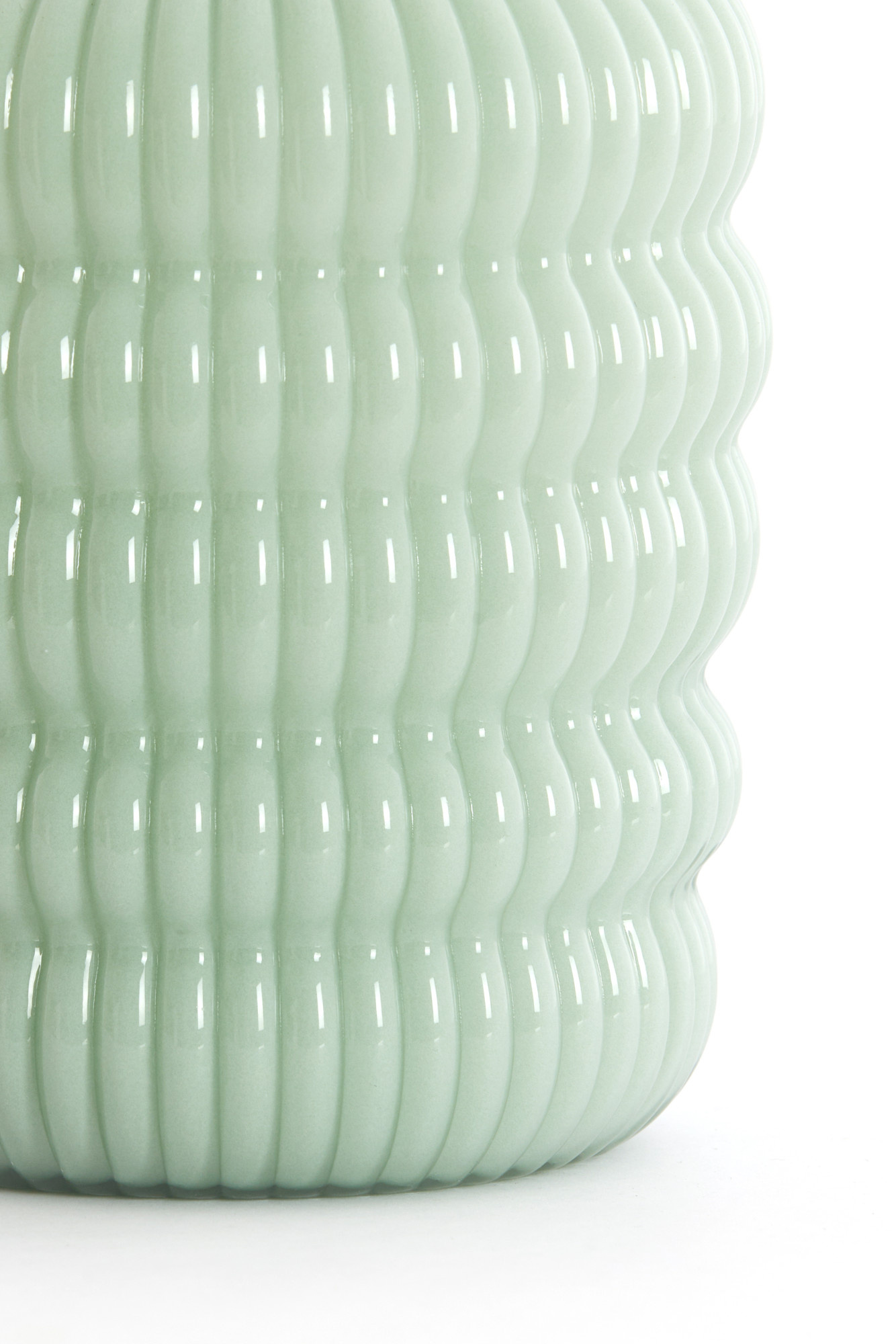 Light & Living - Vaas LUNETTE - Ø15.5x30 cm - Groen