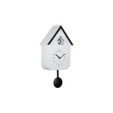 Karlsson - Wandklok Dupla Color Cuckoo - White & Black