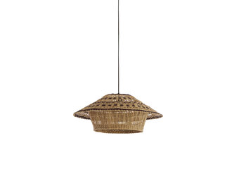 Light & Living - Hanglamp OWANA - Ø64x26 cm - Bruin