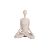 Present Time - Beeld Open Lotus - Lichtgrijze