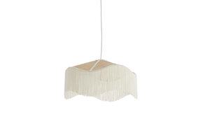 Light & Living - Hanglamp TIFFANY - Ø50x28 cm - Wit