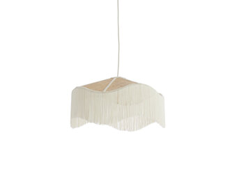 Light & Living - Hanglamp TIFFANY - Ø50x28 cm - Wit