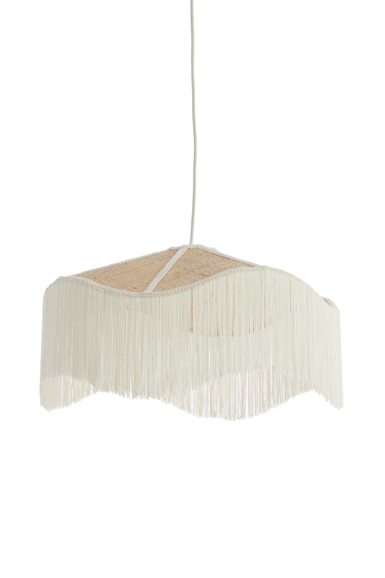 Light & Living - Hanglamp TIFFANY - Ø50x28 cm - Wit