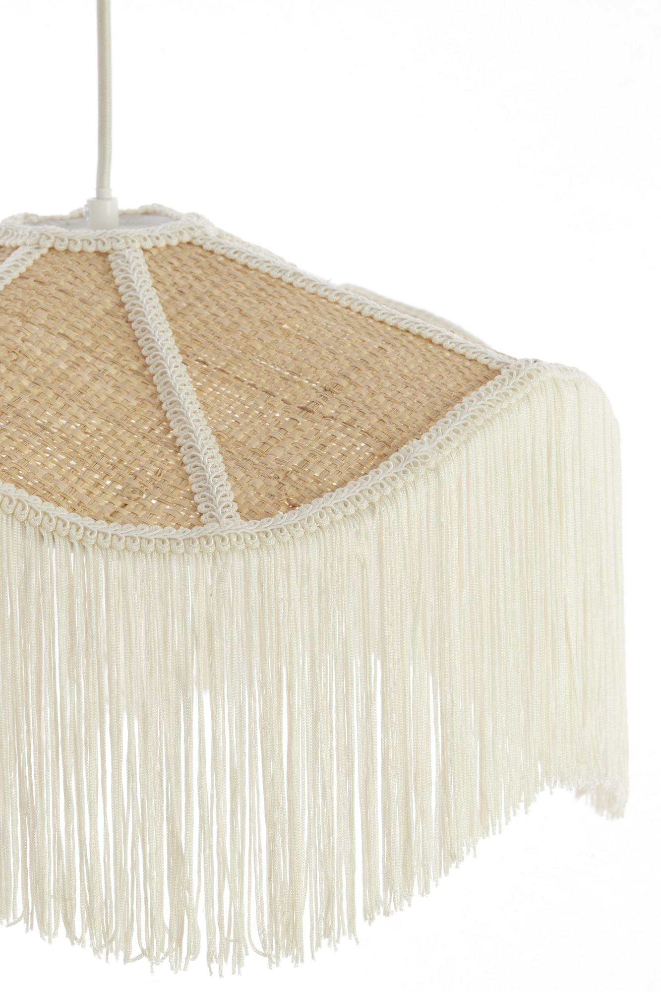 Light & Living - Hanglamp TIFFANY - Ø50x28 cm - Wit