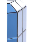 Light & Living - Zuil LUCIANO - Ø40x40 cm - Blauw