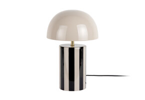 Leitmotiv - Tafellamp Rayado - Black & warm grey