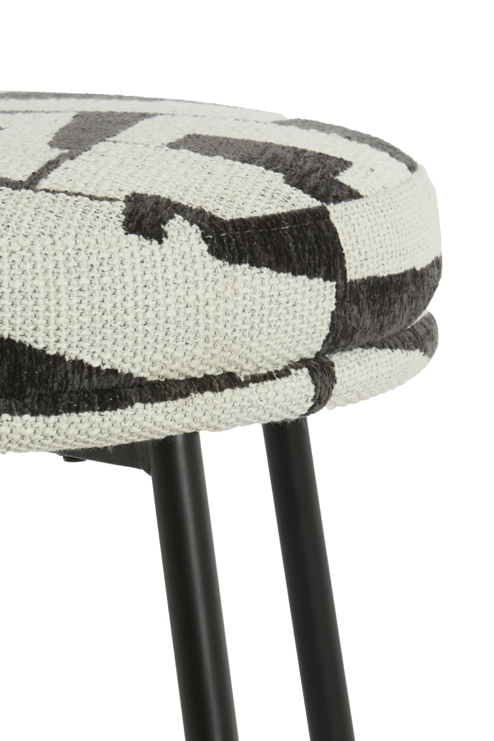 Light & Living - Eetkamerstoel HARVIE - 57x55x77 cm - Wit - Set van 2