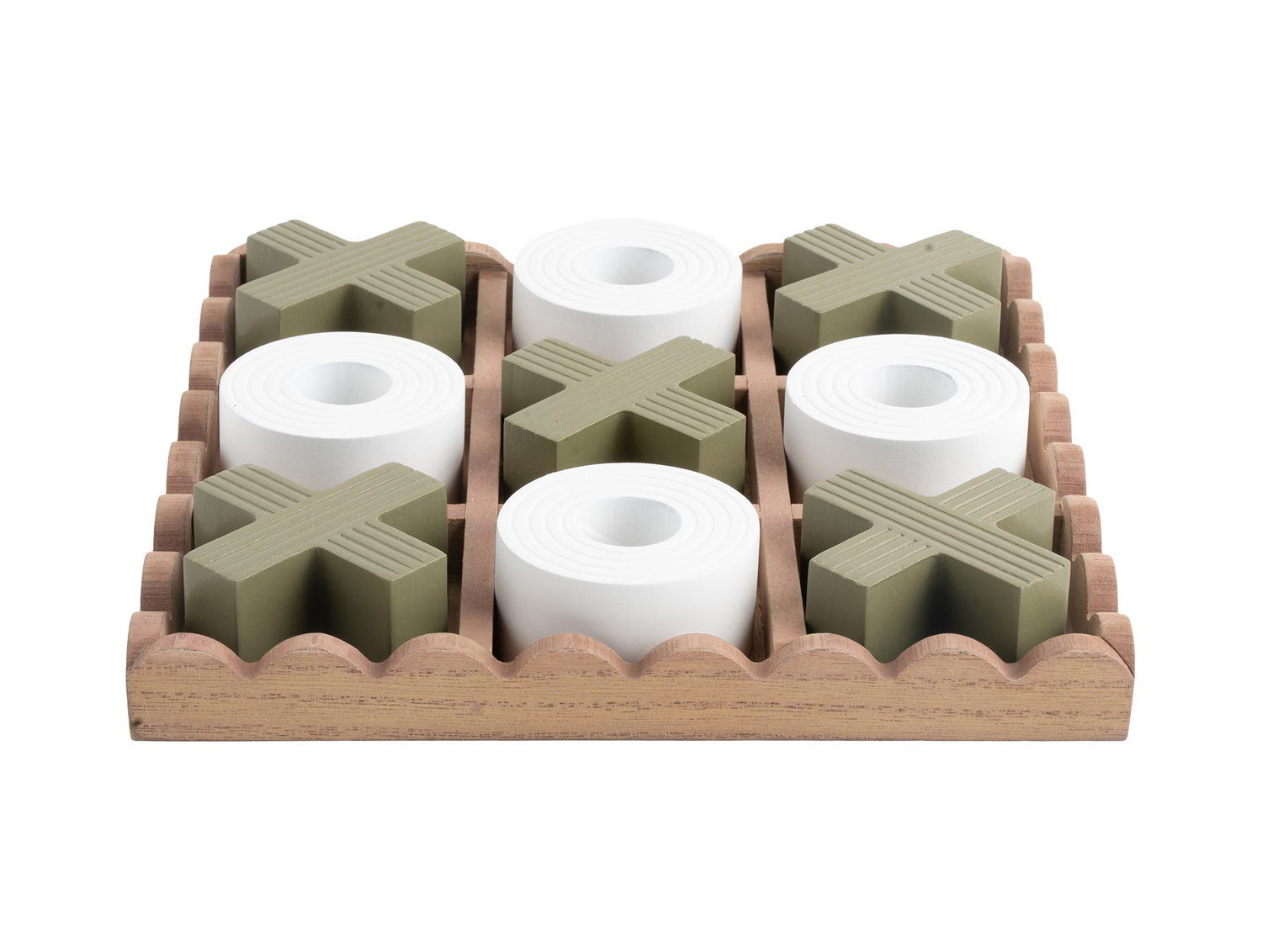 Present Time - Tic Tac Toe - Army green