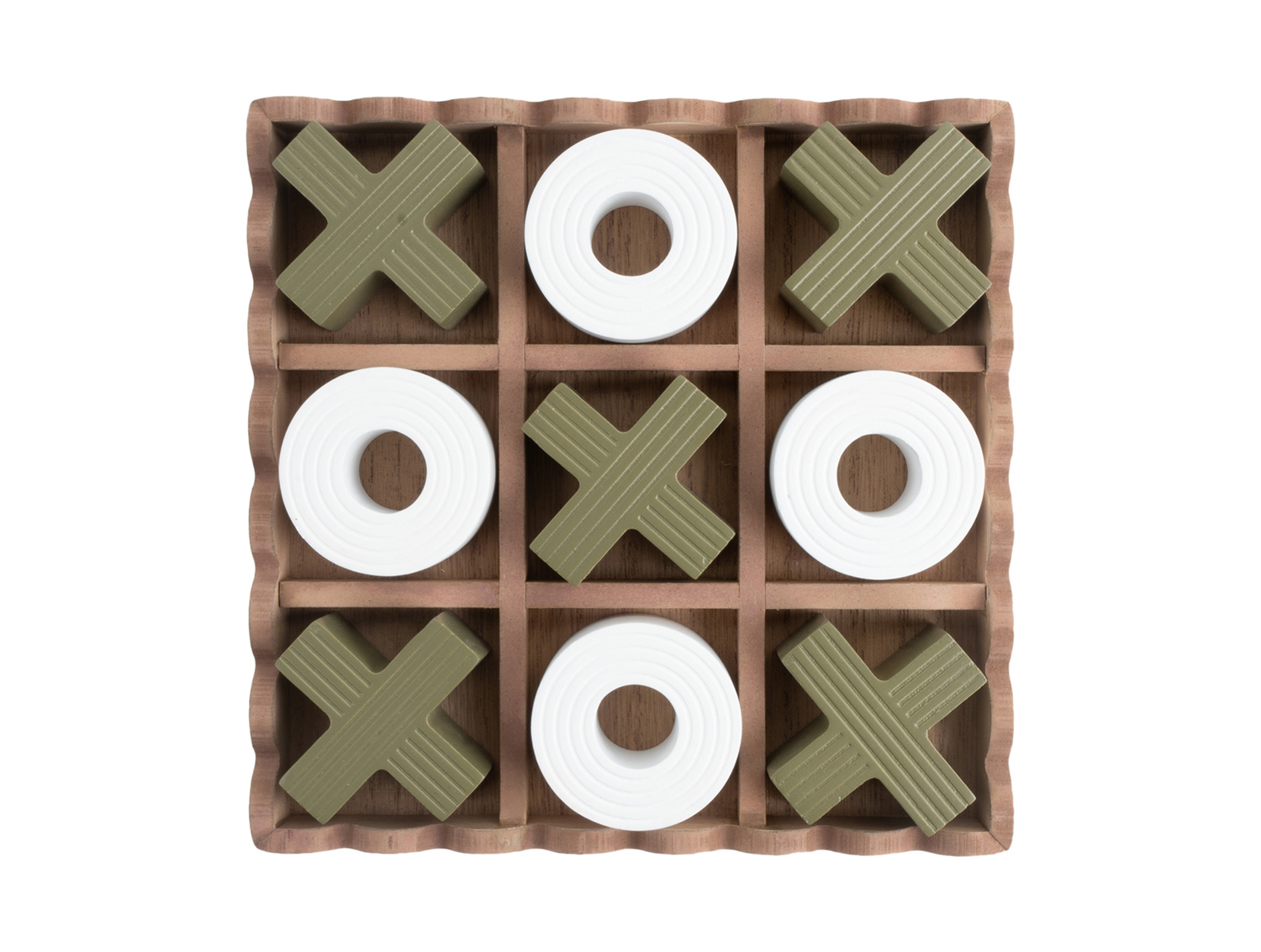 Present Time - Tic Tac Toe - Army green