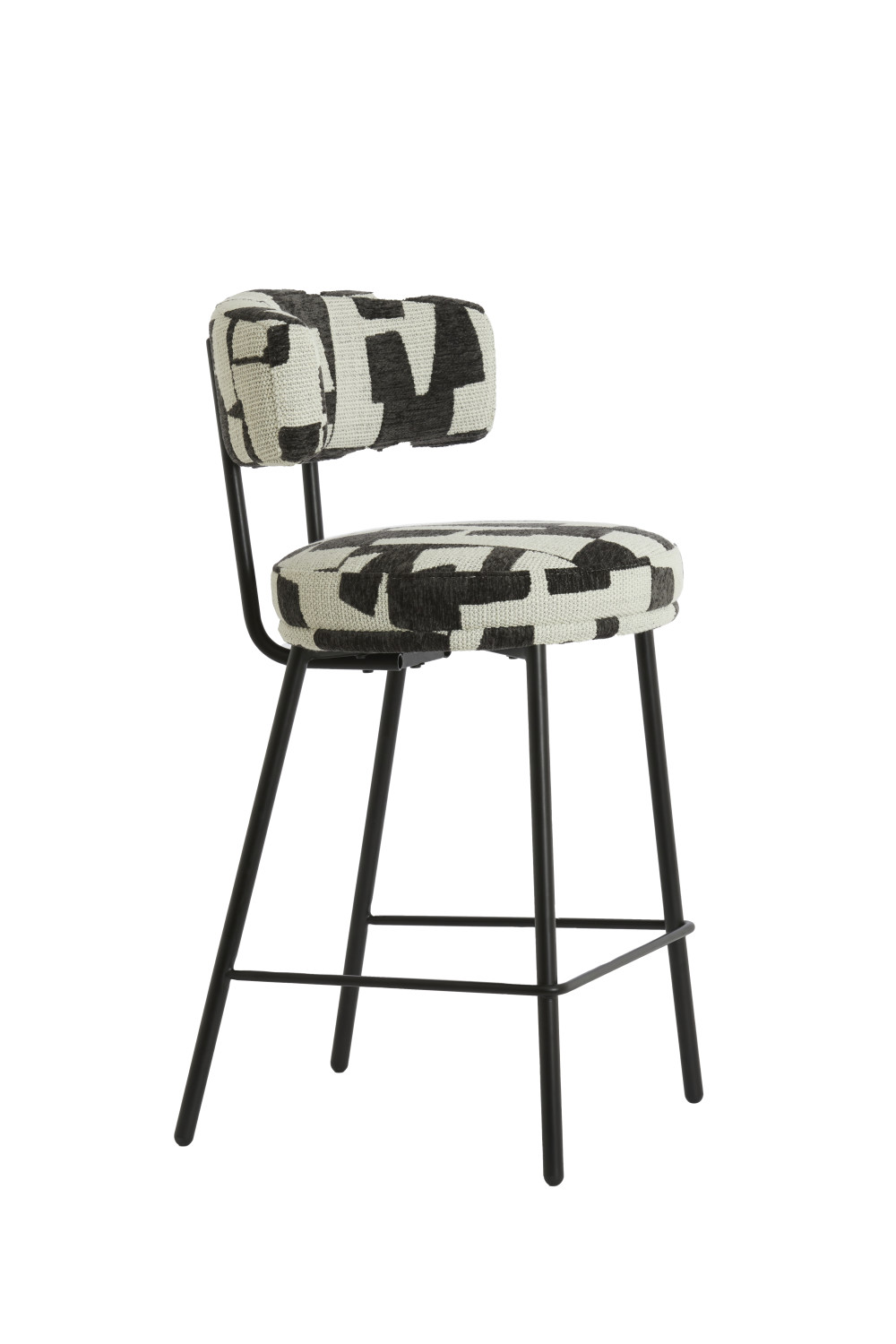 Light & Living - Barkruk HARVIE - 51x52.5x93 cm - Bruin - Set van 2