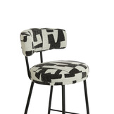 Light & Living - Barkruk HARVIE - 51x52.5x93 cm - Bruin - Set van 2