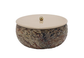 Present Time - Opbergbox Mosaic Marble - Bruin