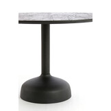 Light & Living - Eettafel TUNJA - Ø120x76 cm - Zwart