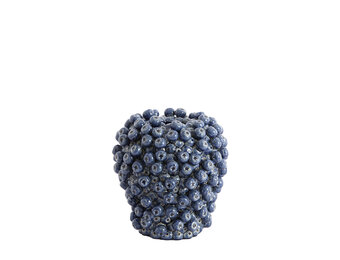 Light & Living - Vaas BERRIES - Ø25.5x27 cm - Blauw