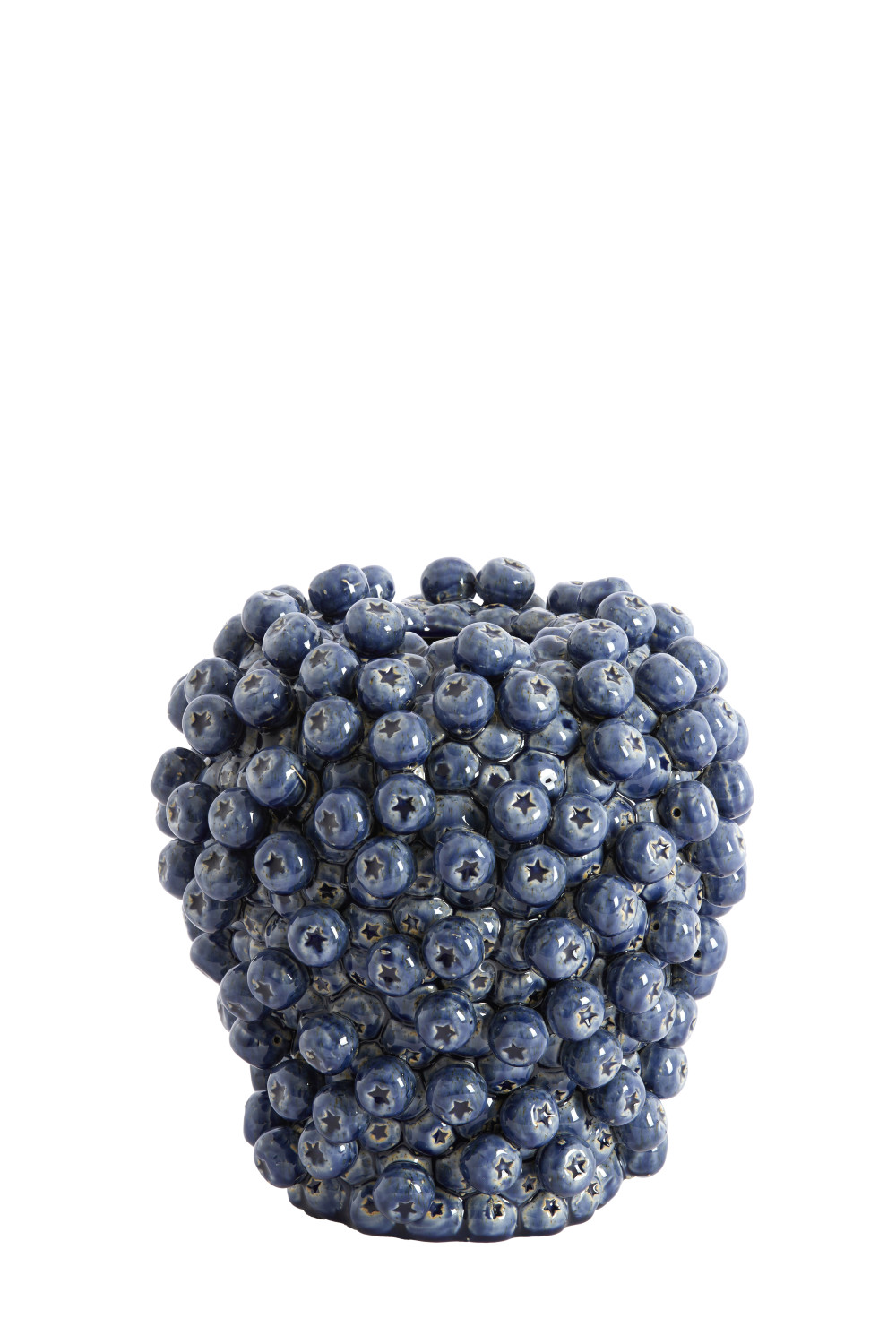 Light & Living - Vaas BERRIES - Ø25.5x27 cm - Blauw
