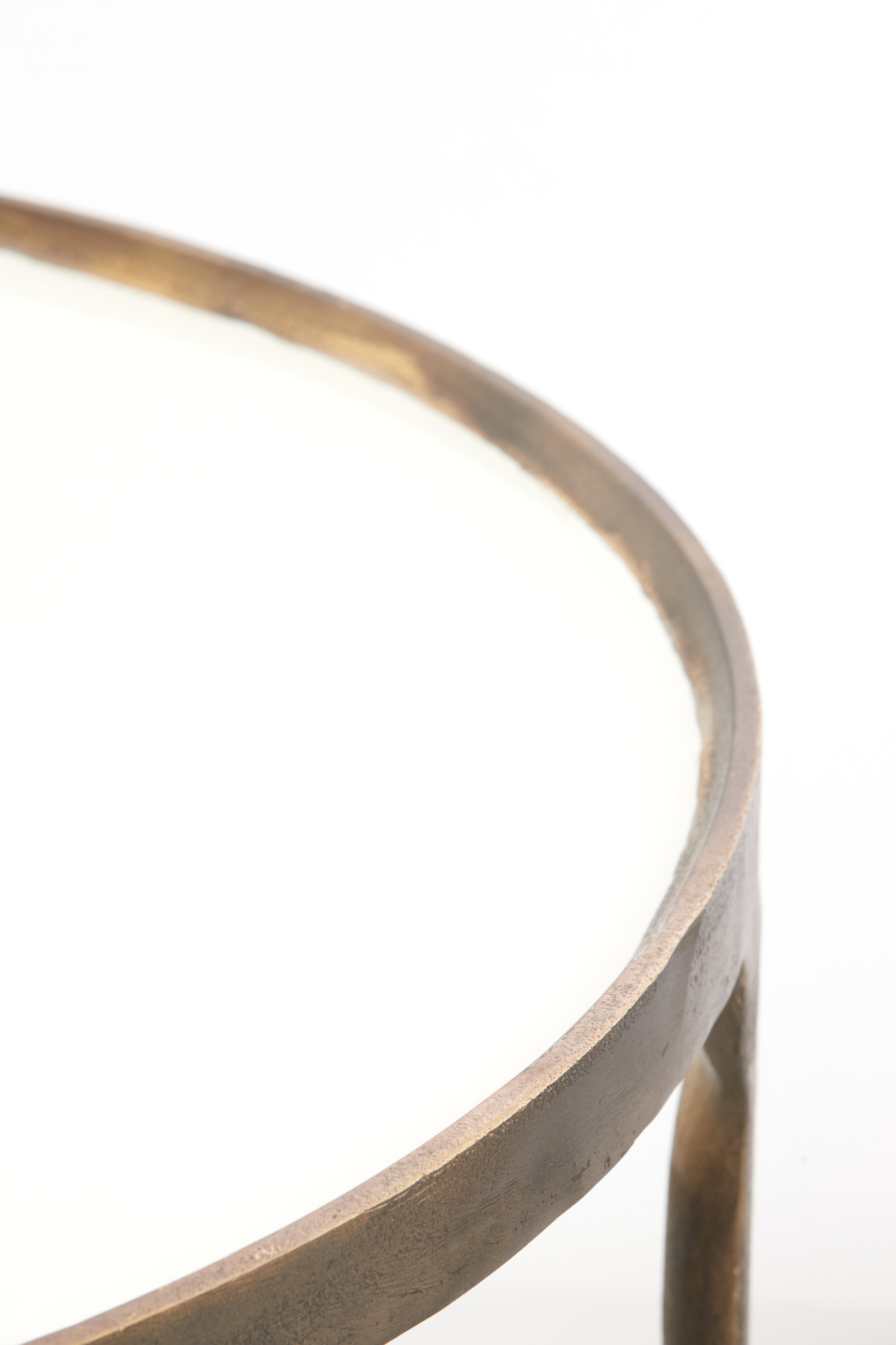 Light & Living - Salontafel ELI - Ø85x42 cm - Wit - Set van 2