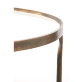 Light & Living - Salontafel ELI - Ø85x42 cm - Wit - Set van 2