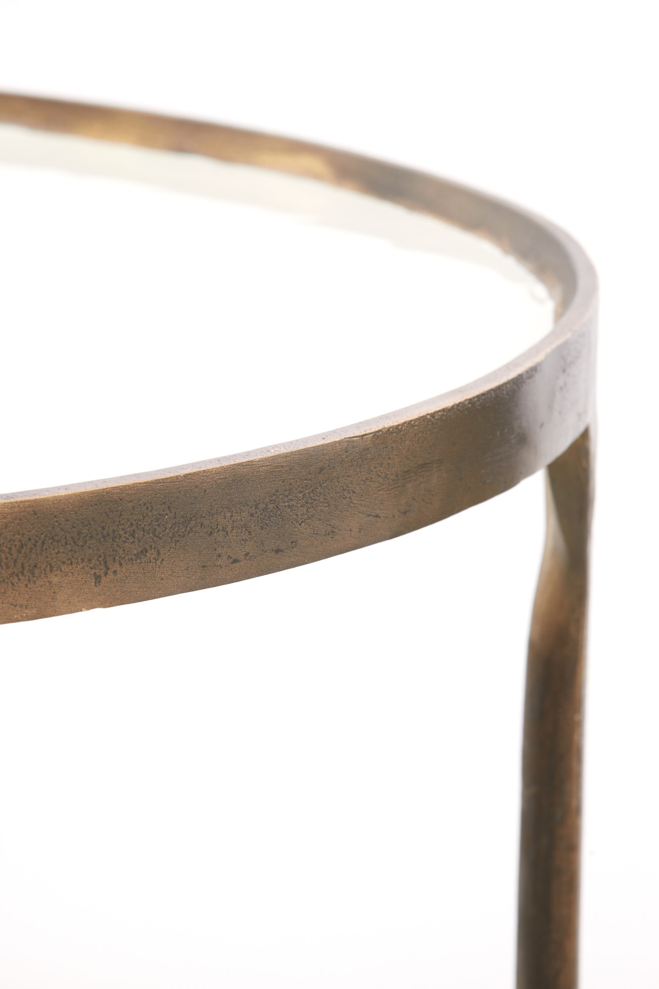 Light & Living - Salontafel ELI - Ø85x42 cm - Wit - Set van 2