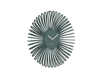Karlsson - Wandklok Polo - Jungle groen- Ø48cm