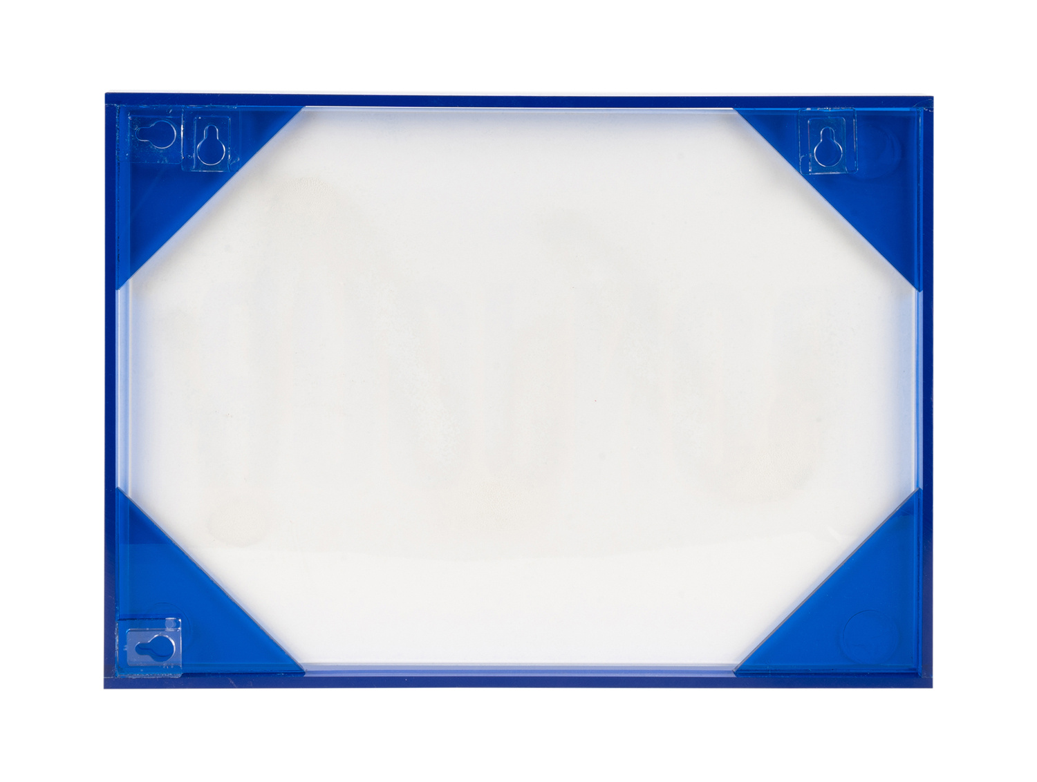 Present Time - Wall Art Bonjour Medium - Blauw