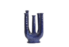 Light & Living - Vaas LEONJO - 24x18x36 cm - Blauw