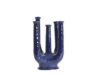 Light & Living - Vaas LEONJO - 24x18x36 cm - Blauw