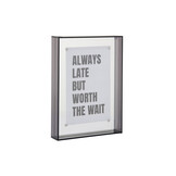 Present Time - Photo Frame Gayo Medium Acrylic - Donkergrijs