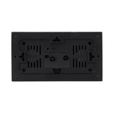 Karlsson - Wekker Lujo Rectangle - Black & bright red