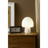 Karlsson - Wekker Lujo Rectangle - Black & bright red