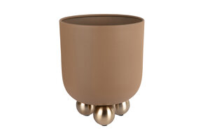 Present Time - Bloempot Estilo Large - Mocha brown