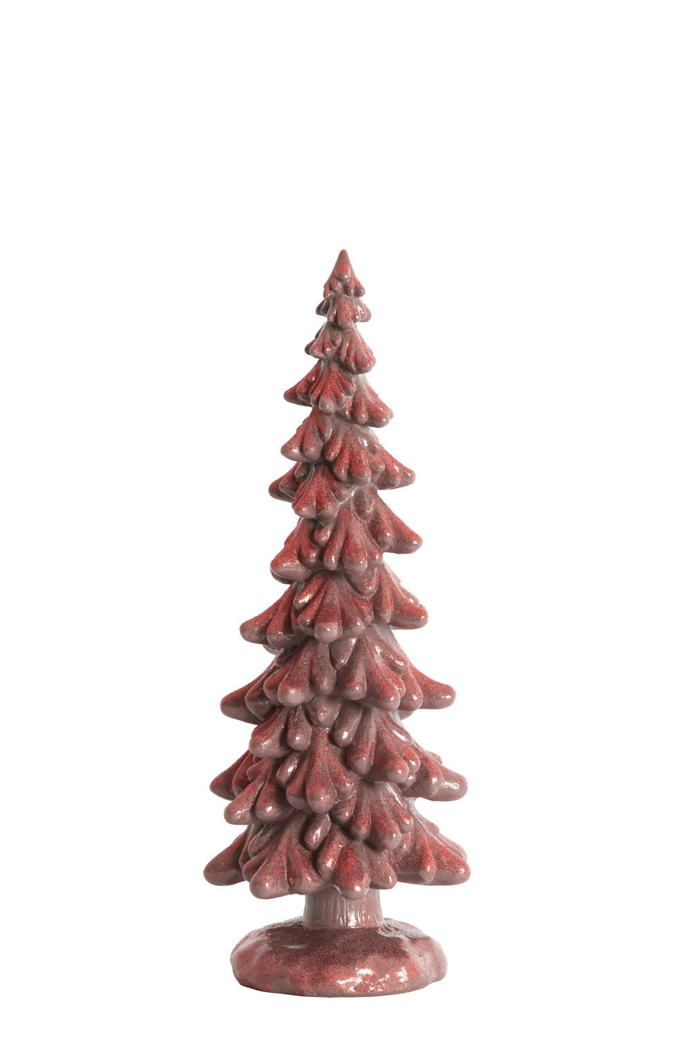 Light & Living - Ornament CHRISTMAS TREE - Ø13x35 cm - Rood
