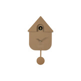 Karlsson - Wandklok Modern Cuckoo Oro - Mocha brown