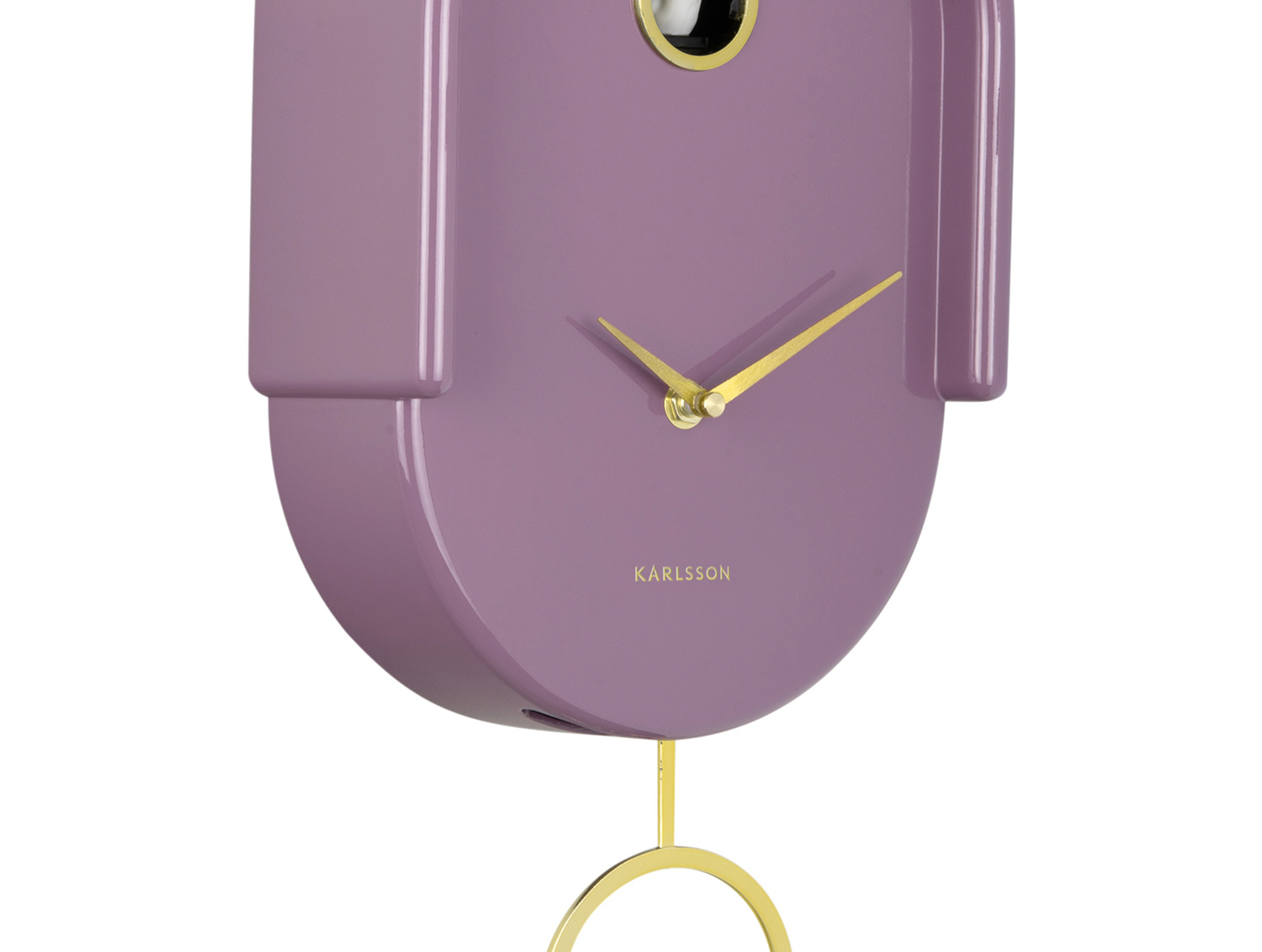 Karlsson - Wandklok Tweet - Light mauve