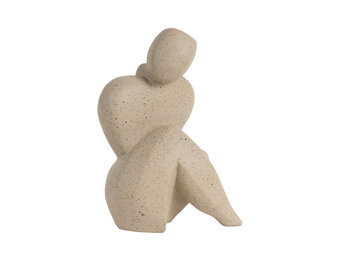 Present Time - Beeld Abstracto Tip Large - Zachtbruin