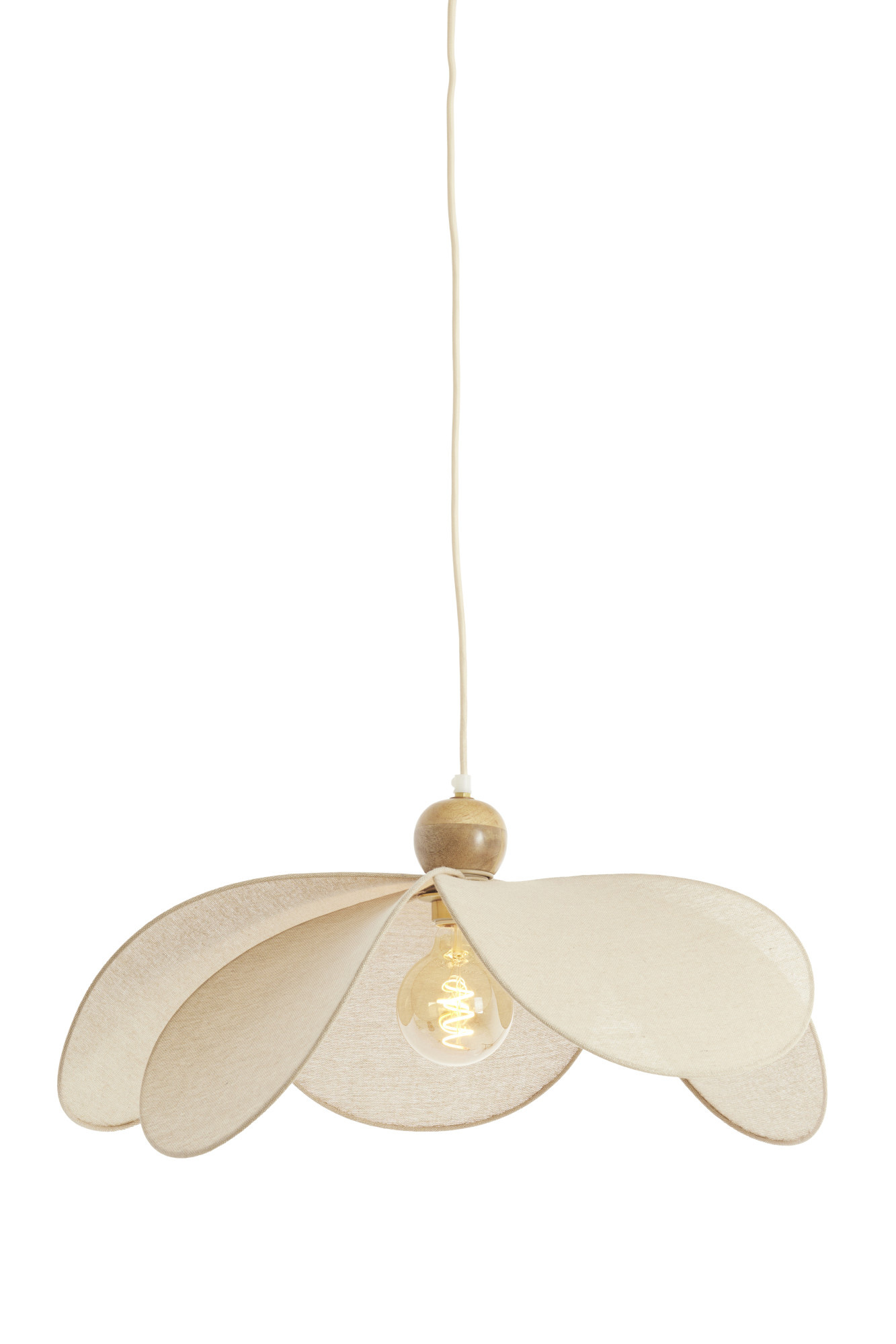 Light & Living - Hanglamp LAVRIRIA - Ø60x30 cm - Bruin