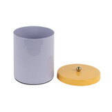 Present Time - Storage Jar Double Funky Small - Soft purple & bright yellow