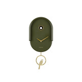 Karlsson - Wandklok Tweet - Luxury green