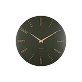 Karlsson - Wandklok Esmerado Large - Luxury green- Ø60cm