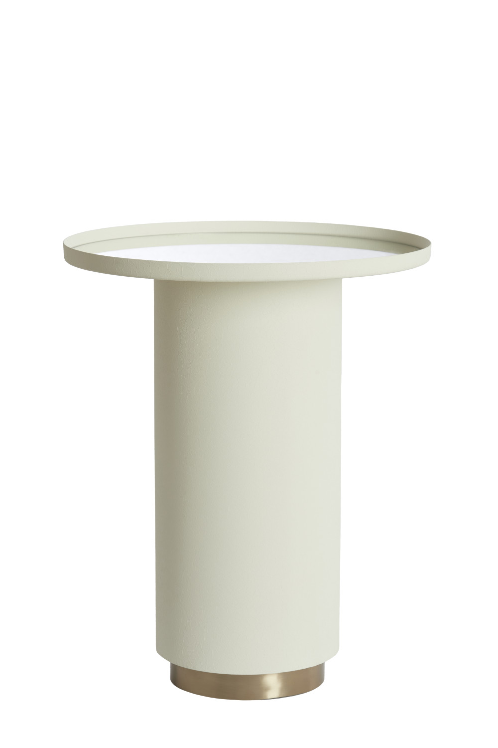 Light & Living - Bijzettafel FATIMA - Ø46x56 cm - Wit